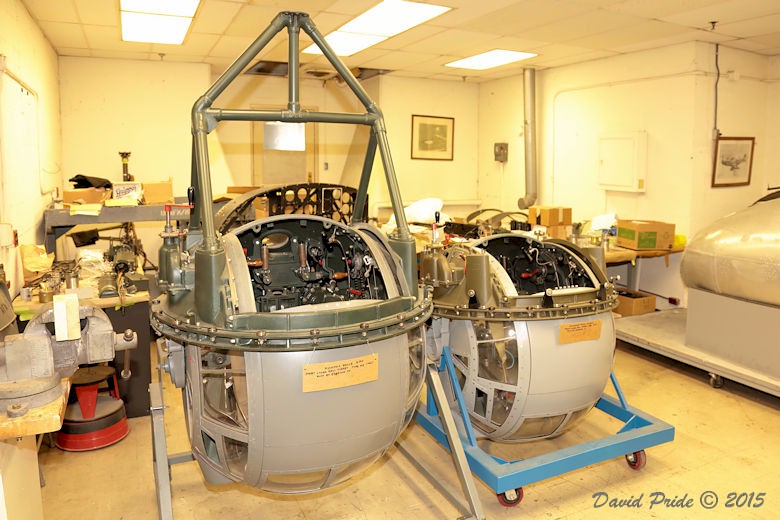 Ball turret of the Memphis Belle