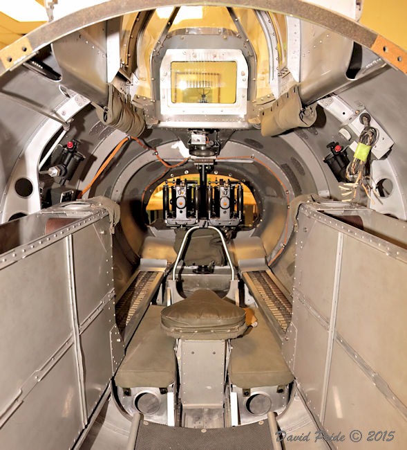 Boeing B-17F Tail gunner position