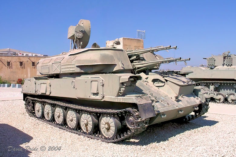 Soviet ZSU 23-4 Self-Propelled Antiaircraft Gun 
