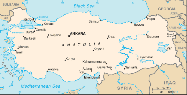 Turkey Map